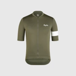 Męska Koszulka Rowerowa RAPHA CORE Oliwkowa