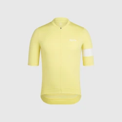 Męska Koszulka Rowerowa RAPHA CORE Żółto-Biała