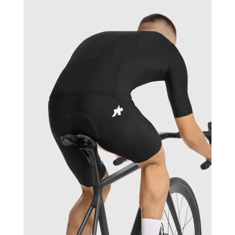 Koszulka ASSOS EQUIPE RS SHELL S11 Męska Wiosenno Jesienna Black Series