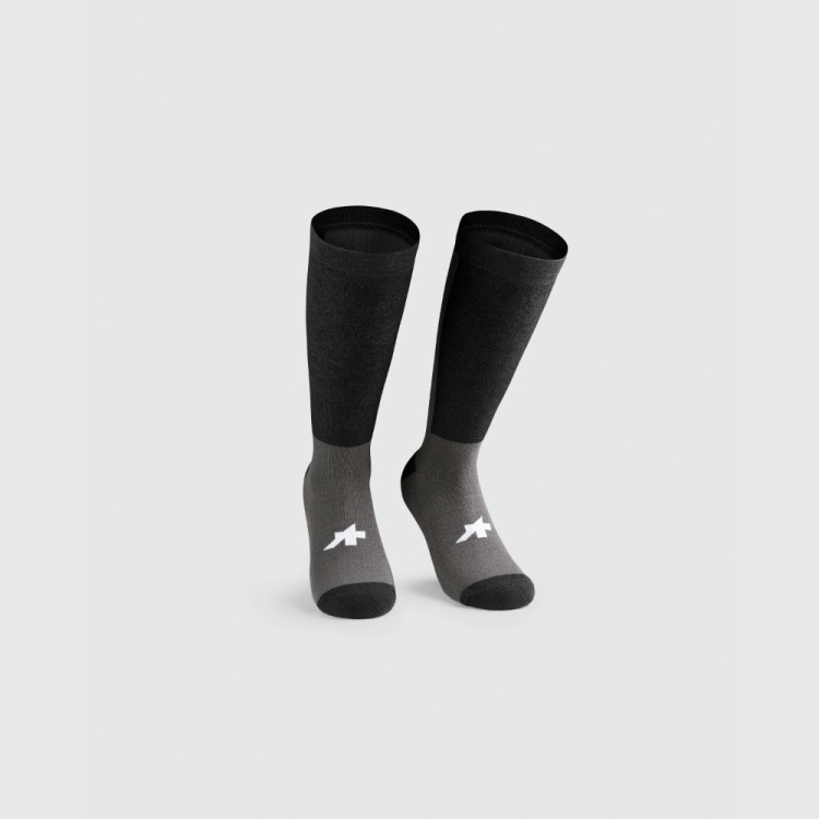 Skarpetki ASSOS TACTICA T5 Zimowe Black Series