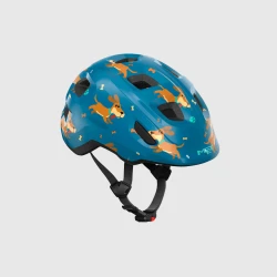 Kask Dziecięcy Rowerowy MET HOORAY blue teckel glossy
