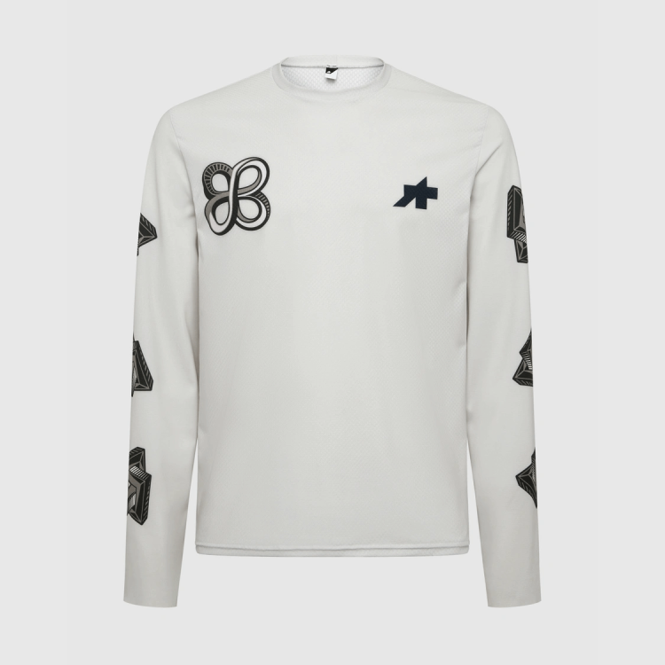 Bluza Męska Rowerowa TACTICA LS Safa Brian ASSOS Almond Milk