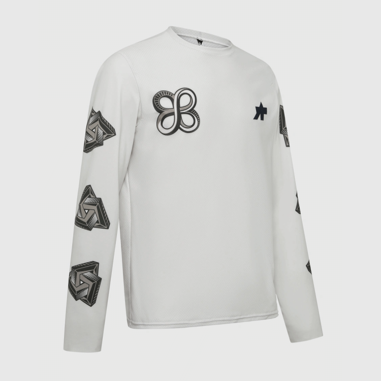 Bluza Męska Rowerowa TACTICA LS Safa Brian ASSOS Almond Milk