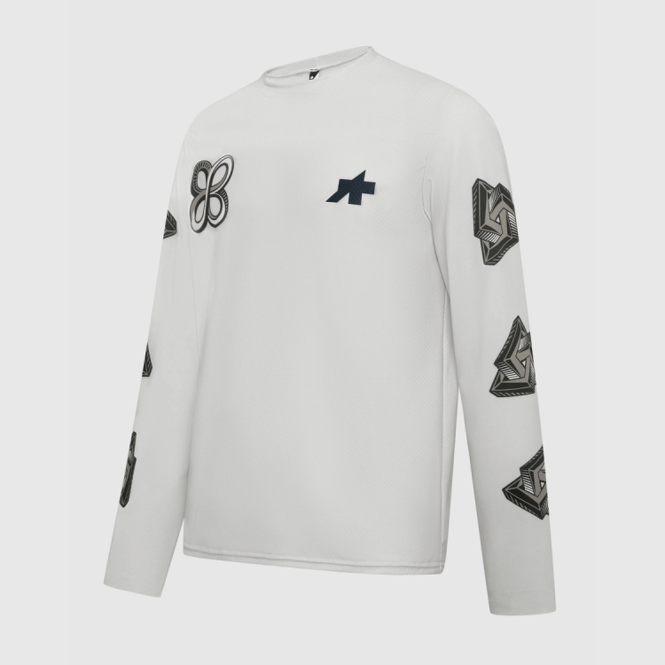 Bluza Męska Rowerowa TACTICA LS Safa Brian ASSOS Almond Milk