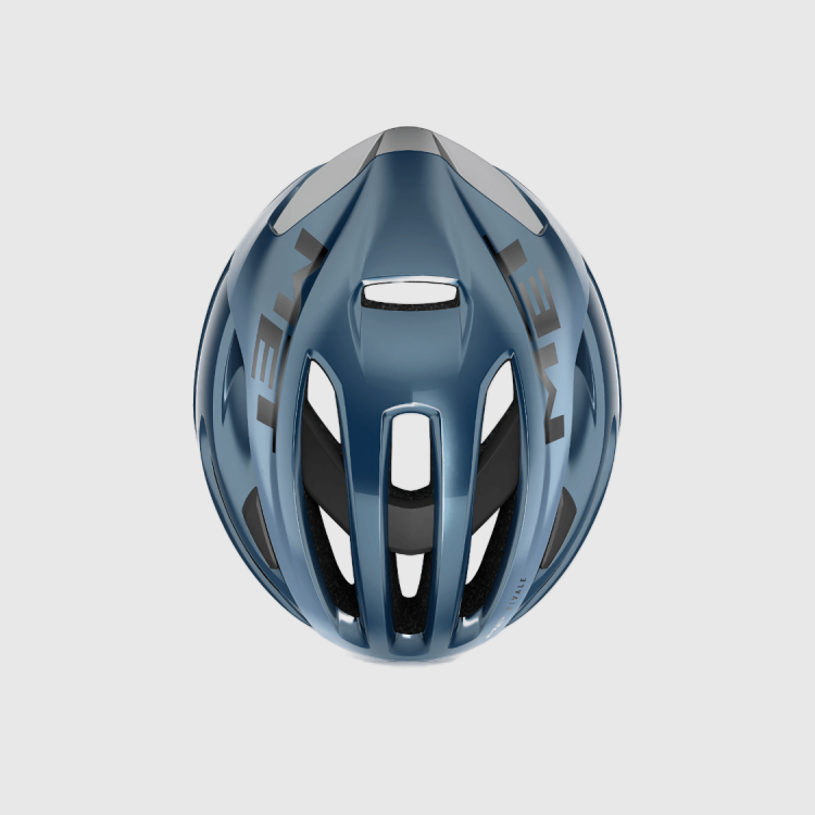 Kask Rowerowy MET RIVALE II MIPS navy silver glossy