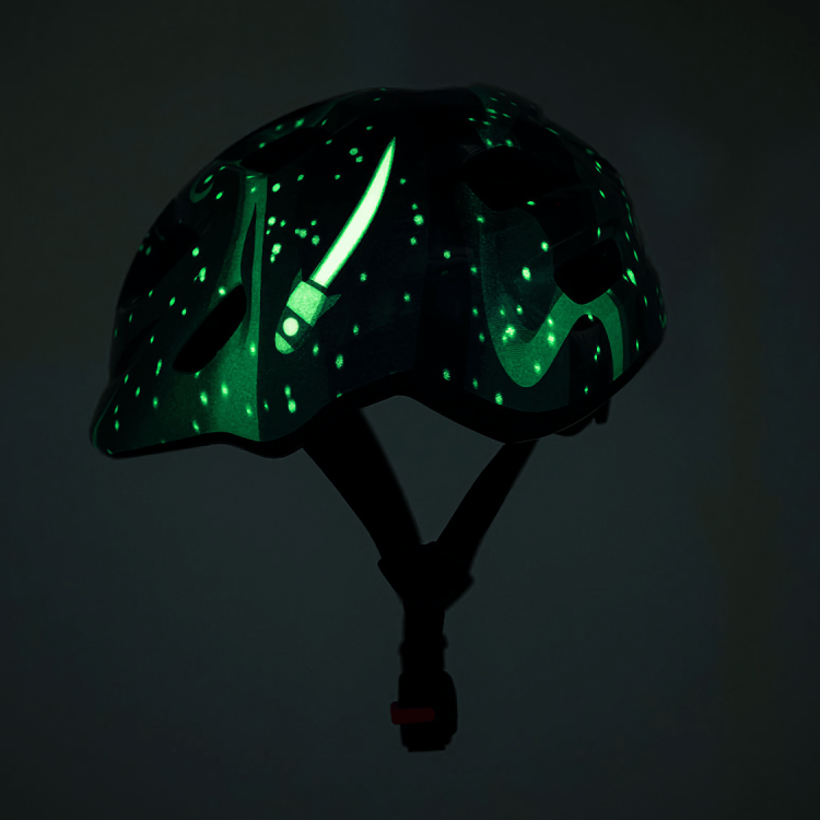 Kask Rowerowy MET HOORAY dziecięcy space glow in the dark