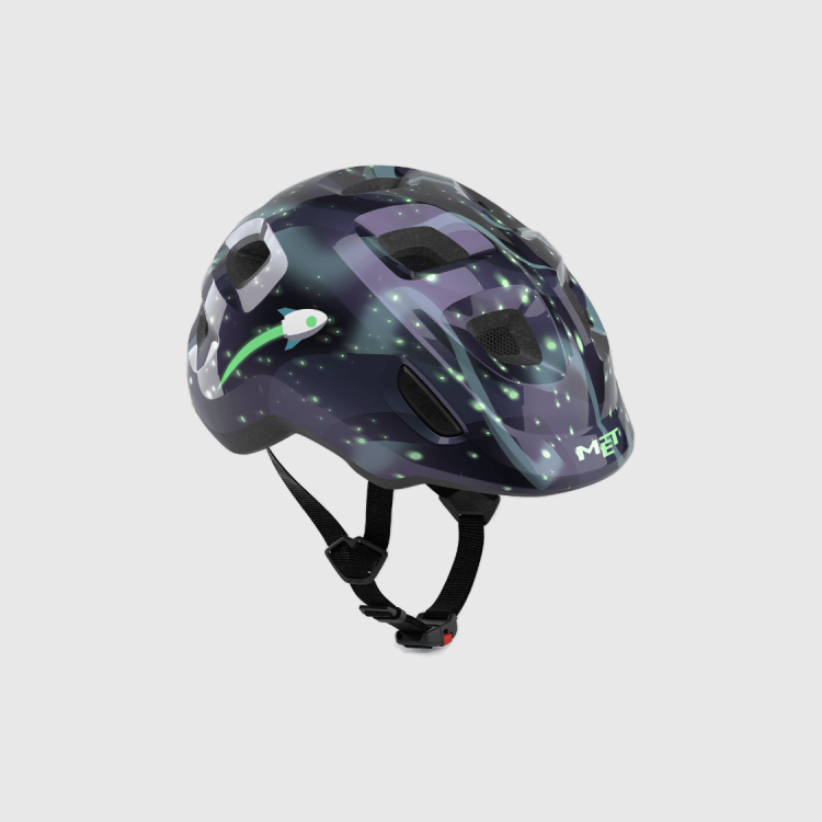 Kask Rowerowy MET HOORAY dziecięcy space glow in the dark