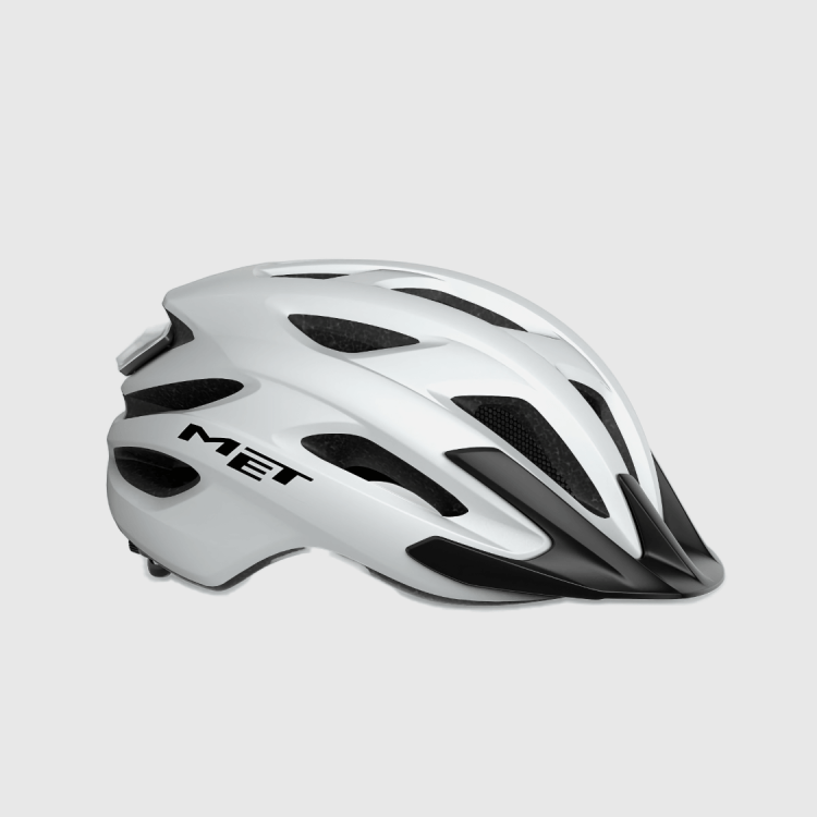 Kask Rowerowy MET CROSSOVER II white matt