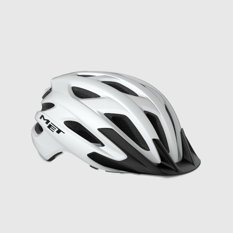 Kask Rowerowy MET CROSSOVER II white matt