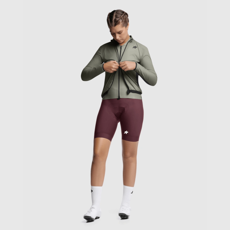 Kurtka Rowerowa ASSOS Kobieca UMA GT Wiatrówka Edge Green