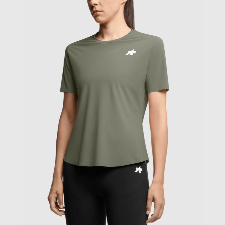 Koszulka Rowera ASSOS Kobieca TACTICA T5 Post Ride Edge Green