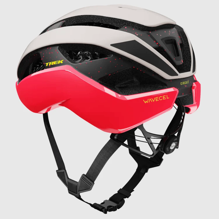 Kask Rowerowy Trek Circuit Wavecel Era White/Radioactive Coral