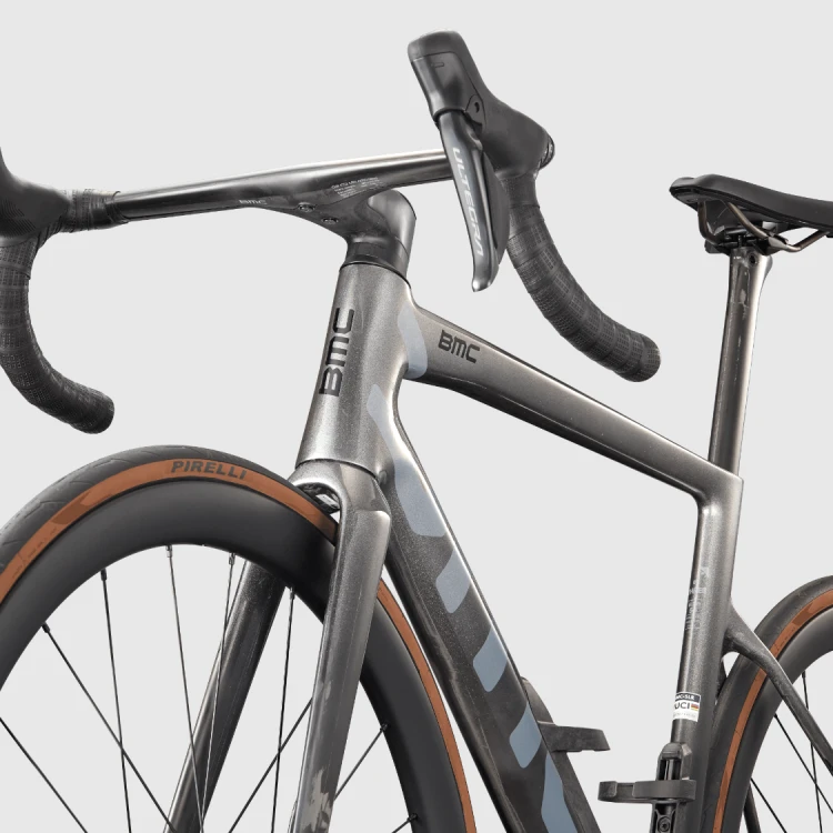 Rower Szosowy BMC Teammachine SLR 01 Three Silver Carbon / Carbon