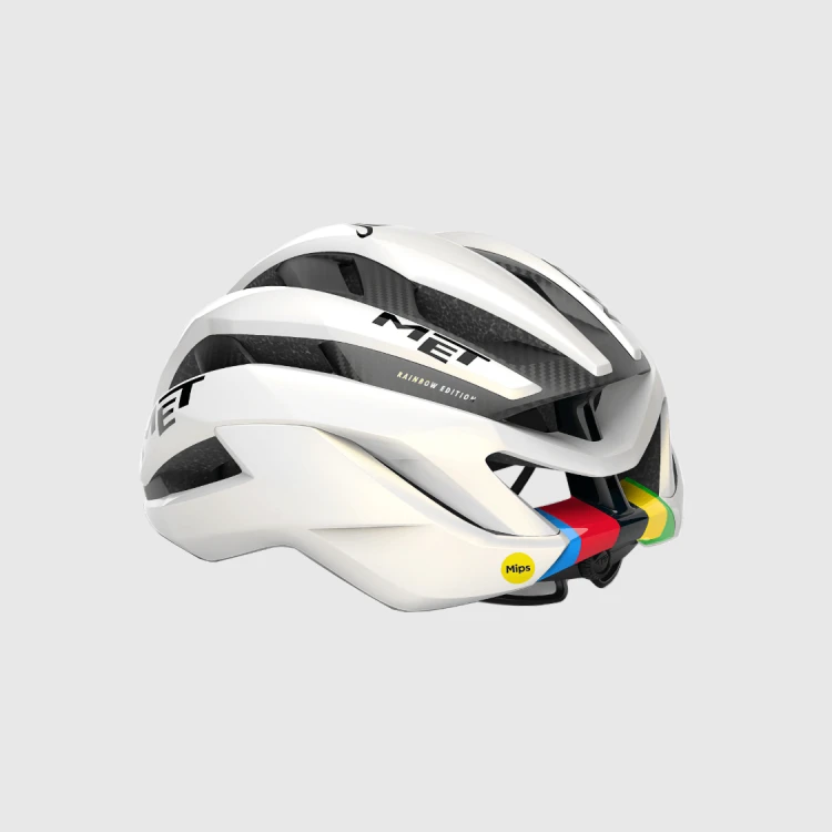 Kask Rowerowy MET TRENTA 3K CARBON RAINBOW Limited Edition