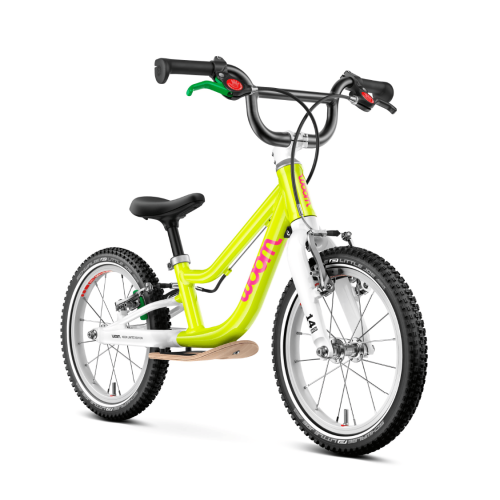 Rower Dziecięcy woom GO 1 PLUS LTD neon lime