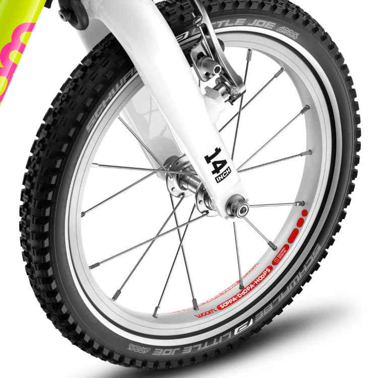 Rower Dziecięcy woom GO 1 PLUS LTD neon lime