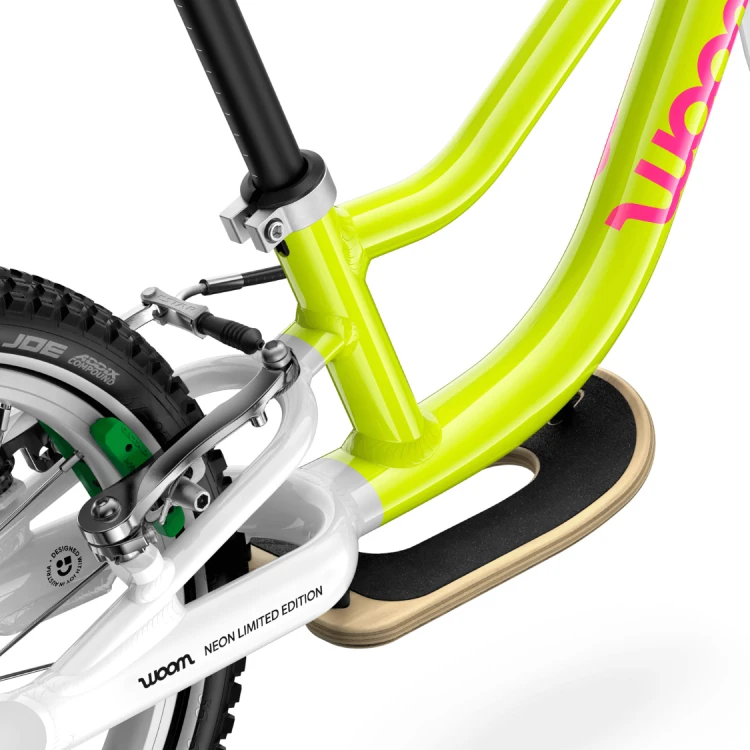 Rower Dziecięcy woom GO 1 PLUS LTD neon lime