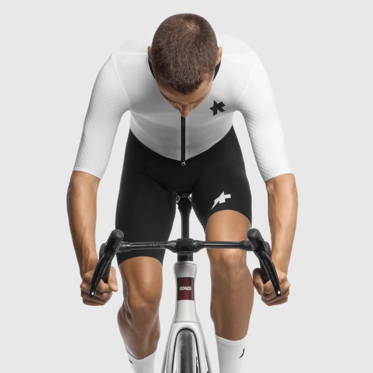 Kombinezon ASSOS EQUIPE RSR TRIATOR Speedsuit S11 White Series