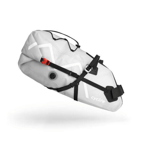Torba Podsiodłowa CYCLITE SADDLE BAG / 02 jasno szara