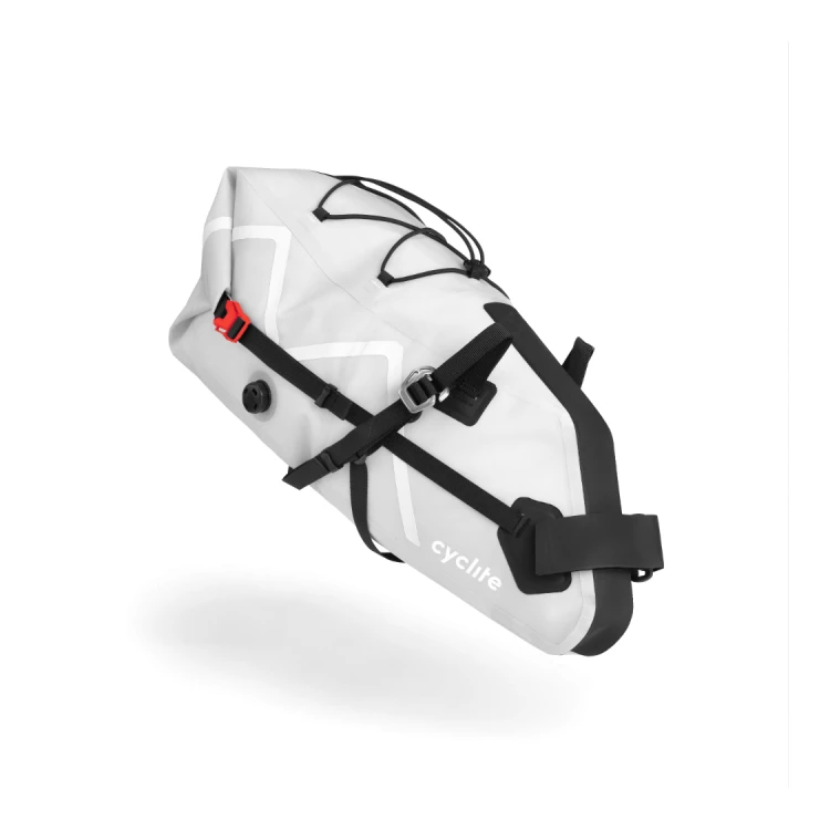 Torba Podsiodłowa CYCLITE SADDLE BAG / 02 jasno szara