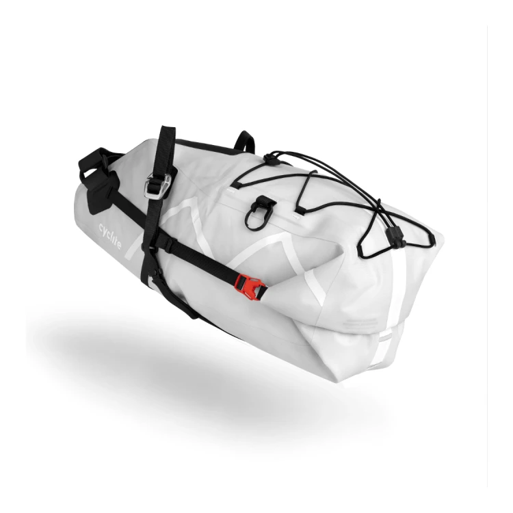Torba Podsiodłowa CYCLITE SADDLE BAG / 02 jasno szara