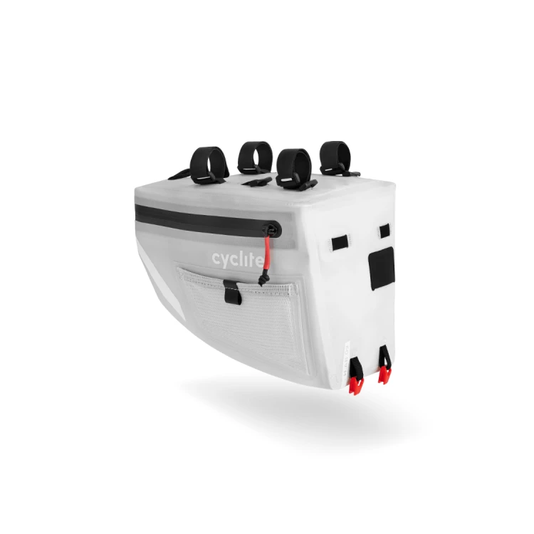 Torba na Kierownicę CYCLITE HANDLE BAR AERO BAG / 02 jasno szara