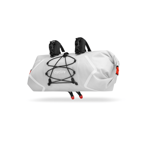 Torba na Kierownicę CYCLITE HANDLE BAR ROLL BAG / 02 jasno szara