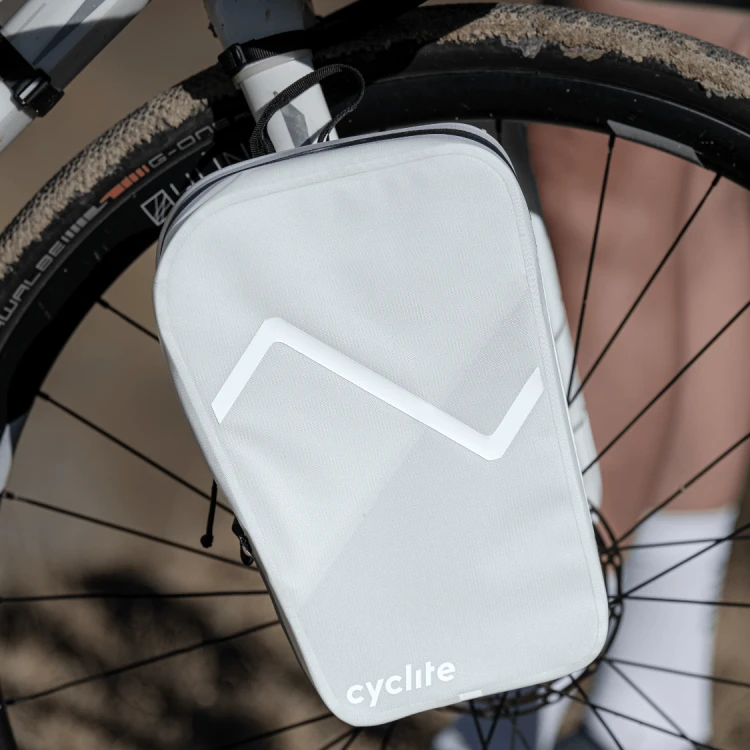 Torba na Widelec CYCLITE FORK BAG / 01 LEFT jasno szara