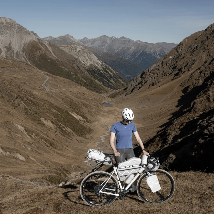 Torba na Widelec CYCLITE FORK BAG / 01 LEFT jasno szara