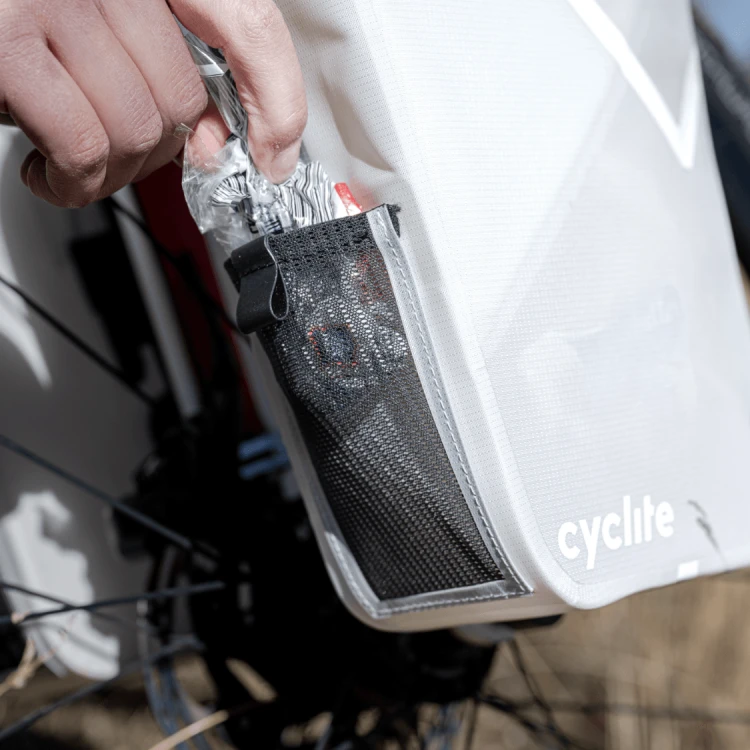 Torba na Widelec CYCLITE FORK BAG / 01 LEFT jasno szara