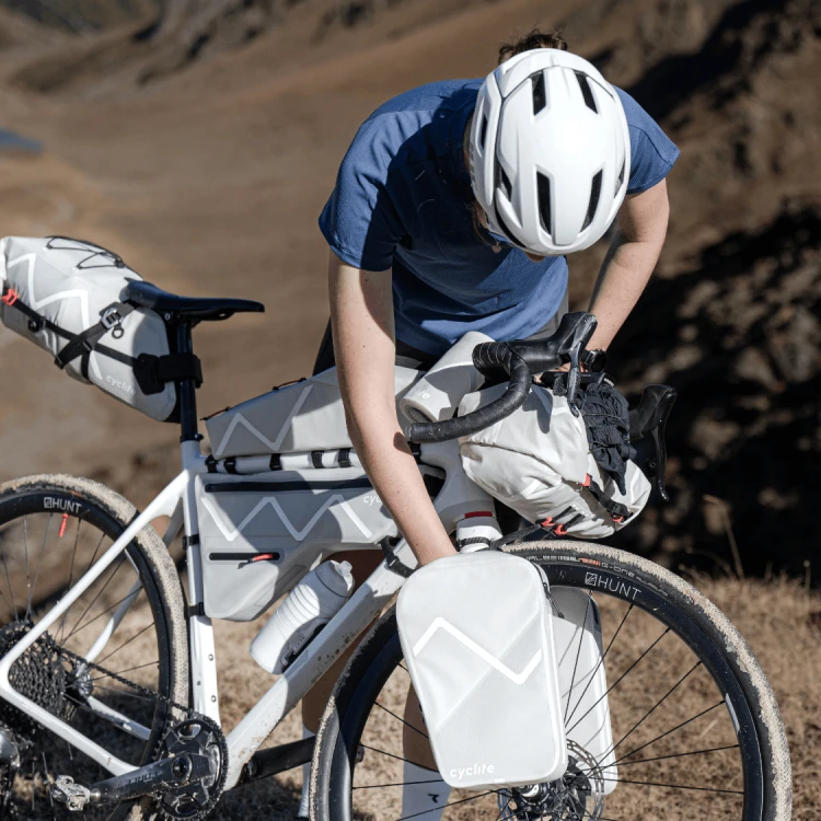 Torba na Widelec CYCLITE FORK BAG / 01 LEFT jasno szara