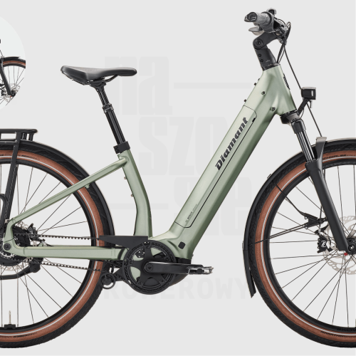 Elektryczny Rower Miejski TREK Suvea Style 600 Heugrün