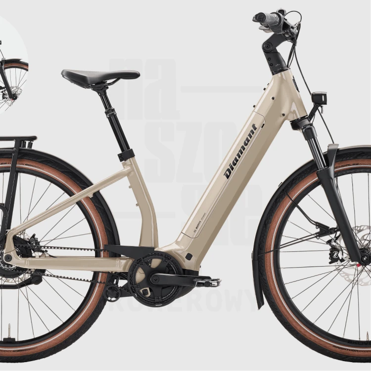Elektryczny Rower Miejski TREK Suvea Style 600 Lehmbeige