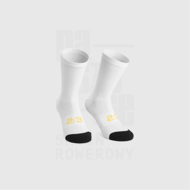Skarpetki ASSOS P3 Wiosenno Jesienne White Series