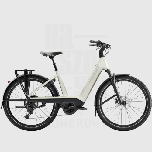 Rower TREK CHARTER+ 4 R9 540 Wh Elektryczny Hybrydowy o niskim przekroku Lunar Silver