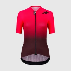 Kobieca Koszulka Rowerowa DYORA RS S9 TARGA Letnia ASSOS Lunar Red