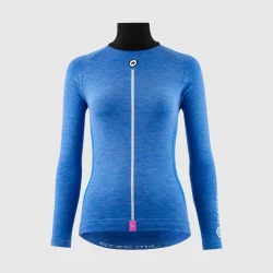 Kobieca Bielizna Rowerowa P1 LS Ultraz Zimowa ASSOS Calypso Blue