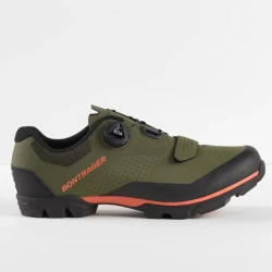 Buty Rowerowe MTB Bontrager Foray Oliwkowe Szare/Pomarańczowe Radioactive