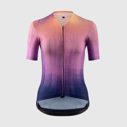 Kobieca Koszulka Rowerowa DYORA R S11 Surface Letnia ASSOS Violet Trip