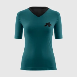 Kobieca Koszulka Rowerowa TACTICA TECH T5 Letnia ASSOS Foundation Green