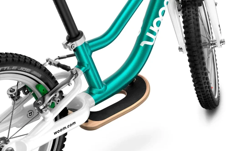 Rower woom GO 1 Plus metallic turquoise 05.webp