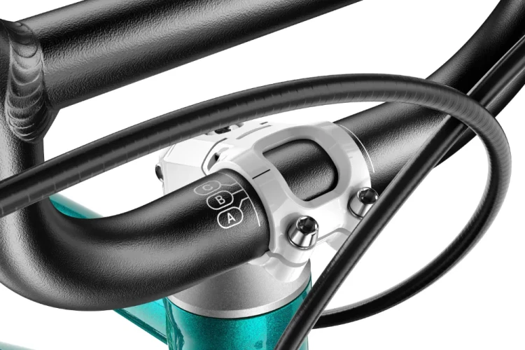 Rower woom GO 1 Plus metallic turquoise 10.webp