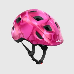 Kask Dziecięcy Rowerowy MET HOORAY pink hearts glossy