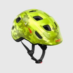 Kask Dziecięcy Rowerowy MET HOORAY lime chamaleon glossy